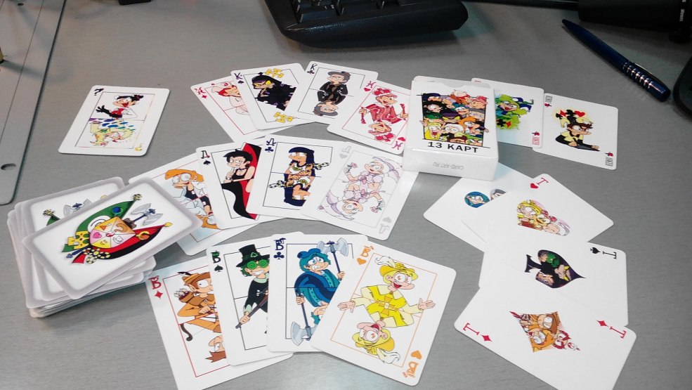 Ensemble de cartes 13 cartes