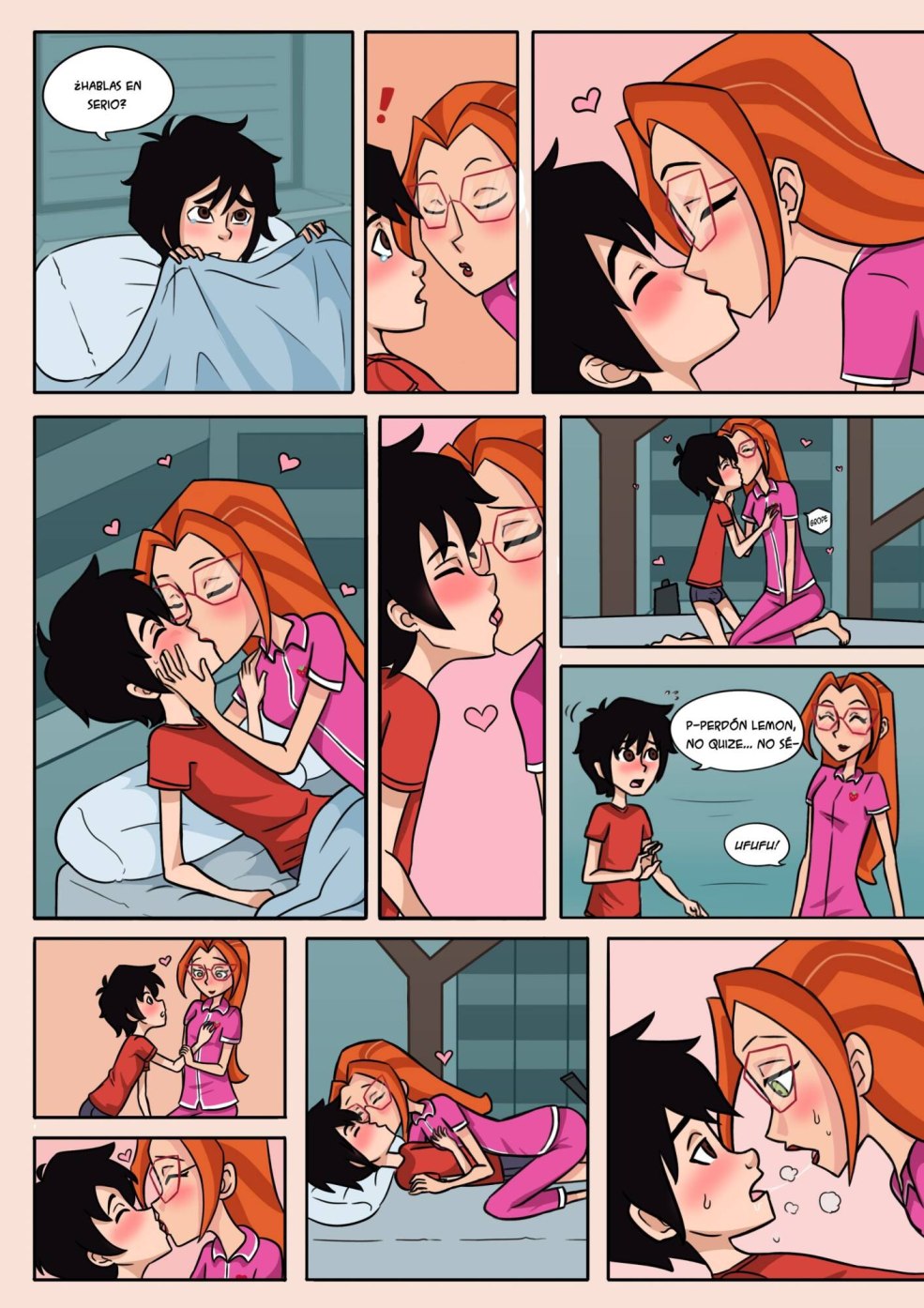 Big Hero 6 Hentai Hiro et Hani Lemon Comic