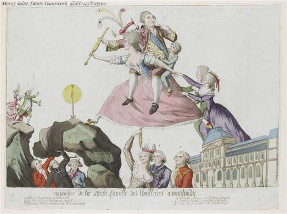 Cartons français du XVIIIe siècle sur Maria Antoinette