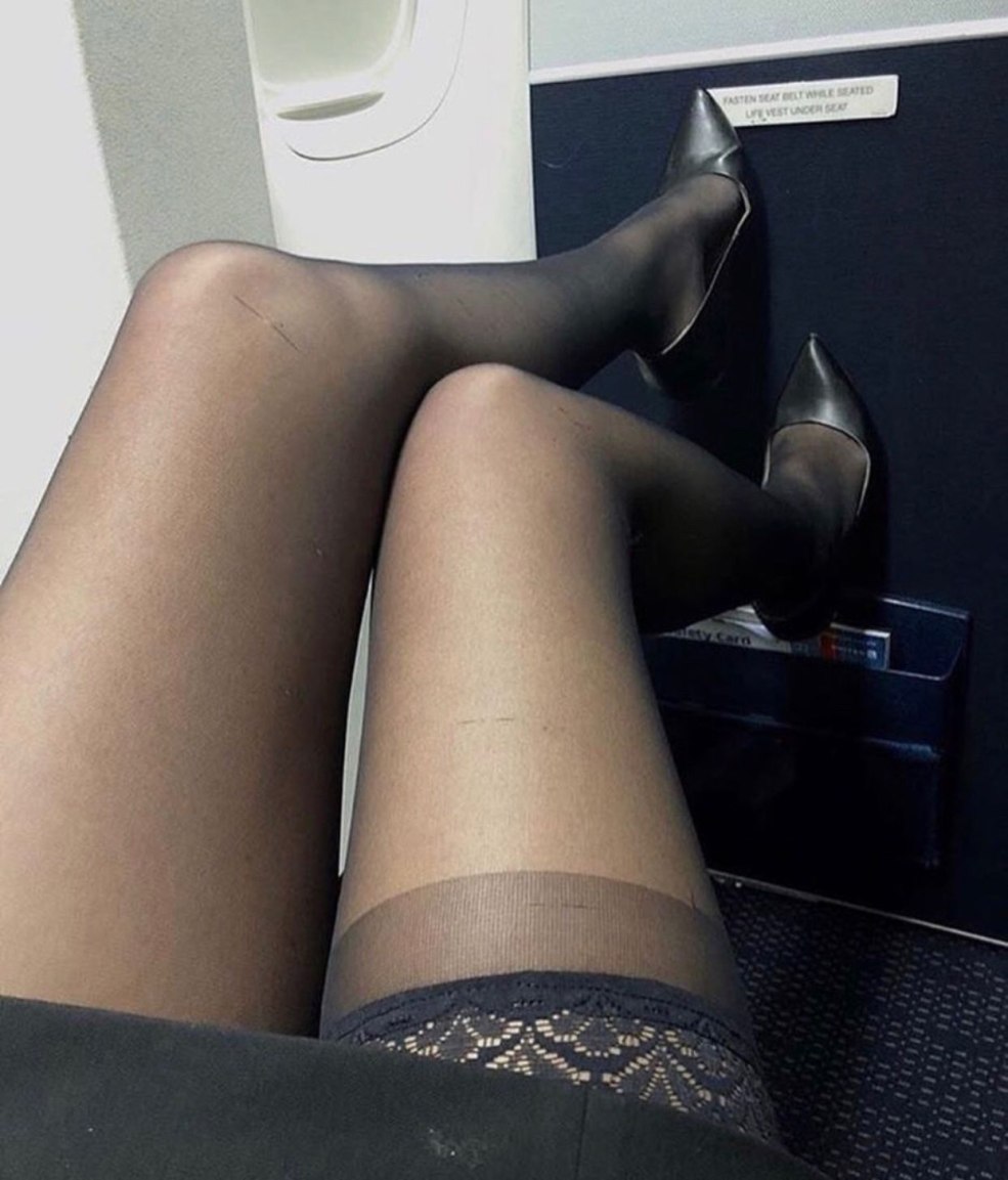 Amateur dans des collants