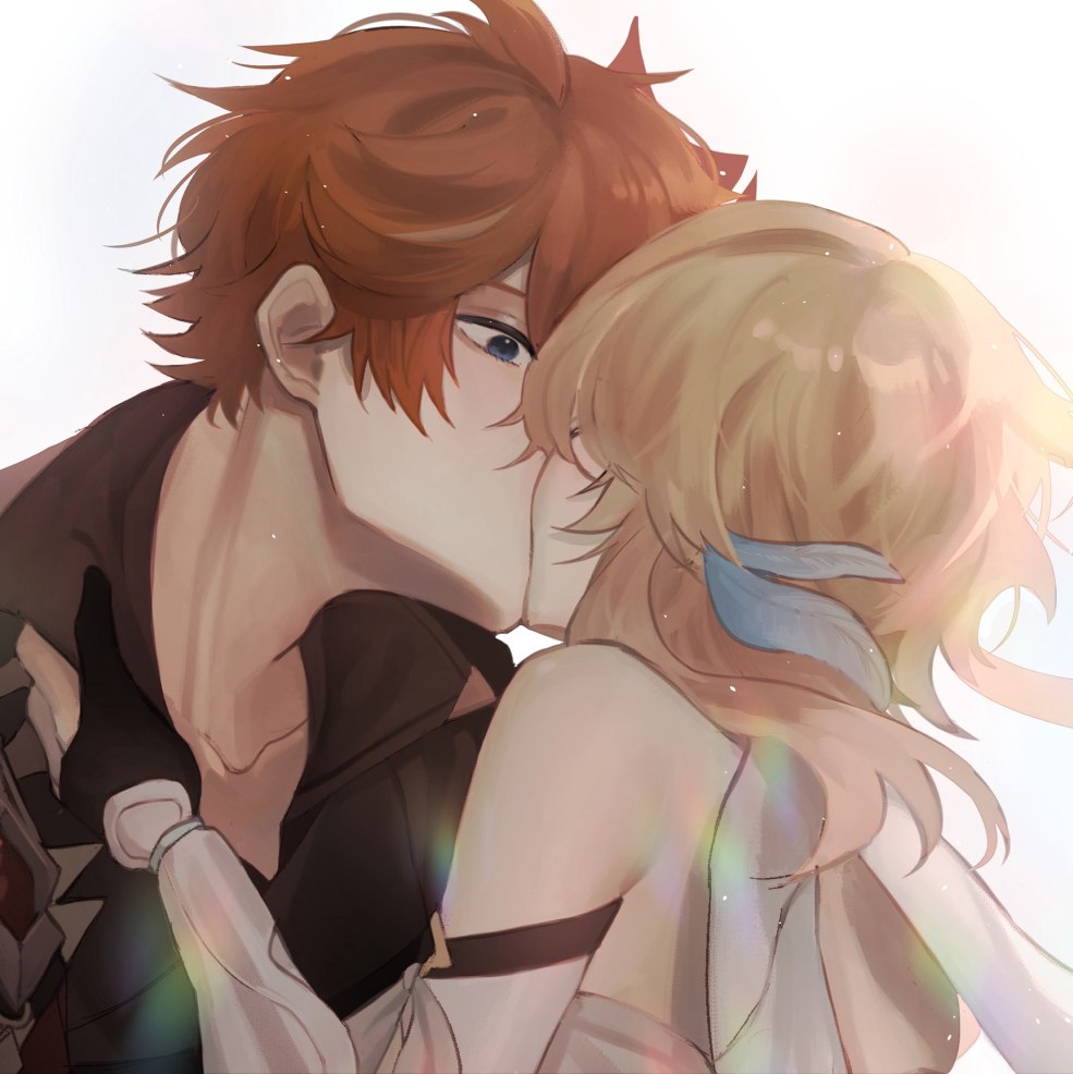 Homme et femme au lit