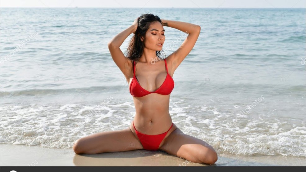 Maria Telma en maillot de bain