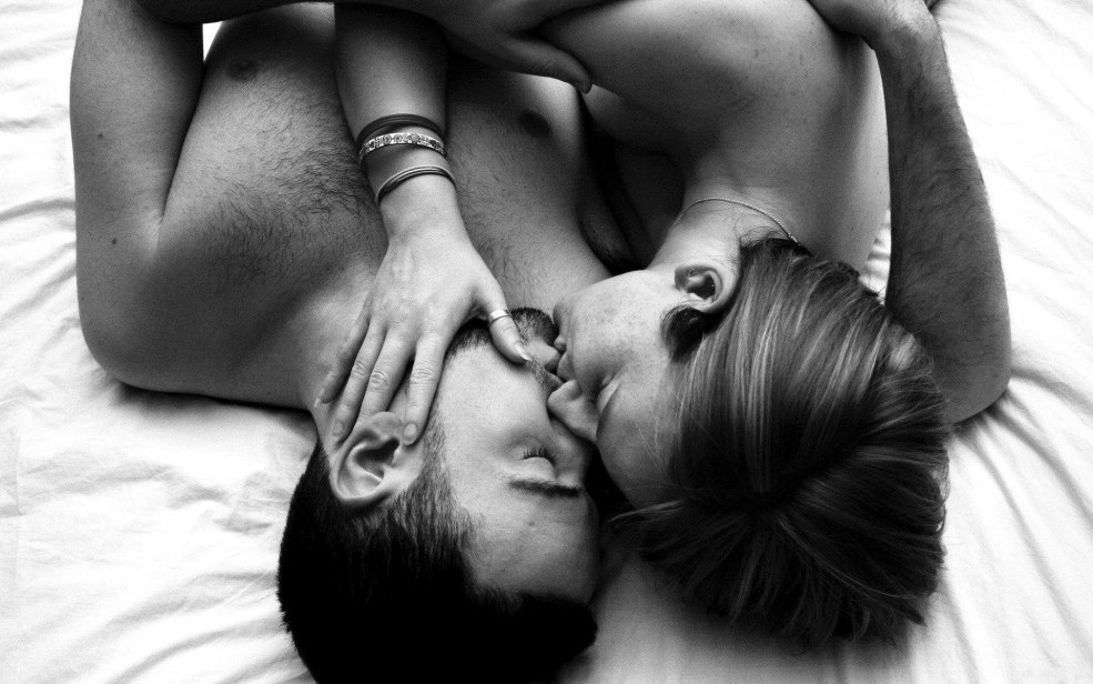 Un baiser passionné