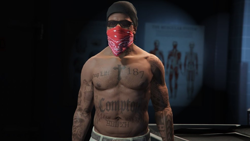 GTA 5 Franklin Tattoo