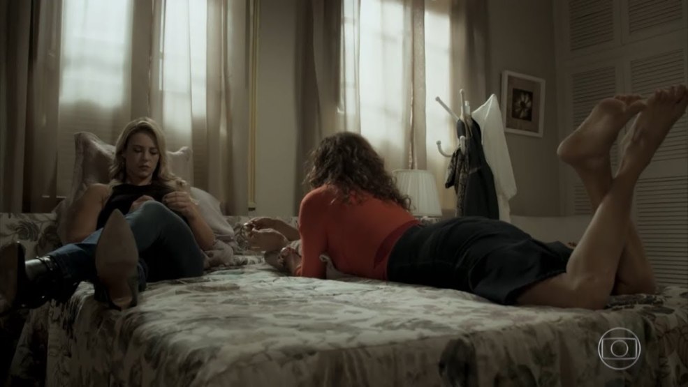 Scènes de pieds de l'actrice