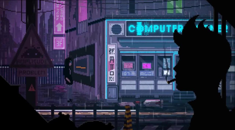 Pixel art cyberpank