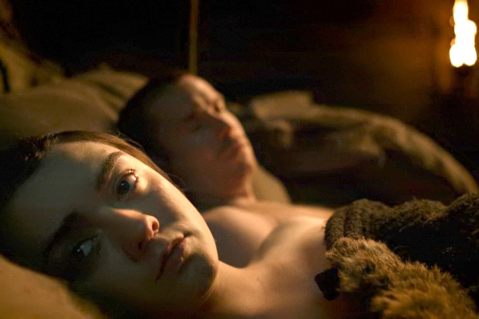 Étape de lit Arya Stark avec gentry