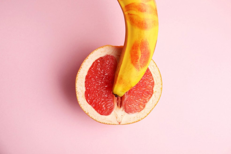 Banane et pêche