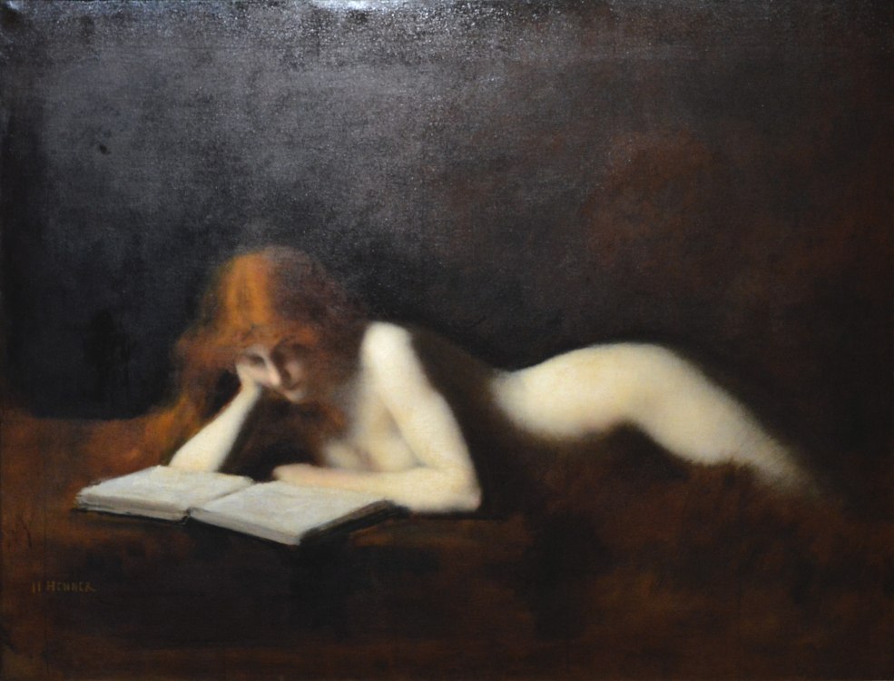 Jules Lefevr. "Mary Madeleine dans la grotte"