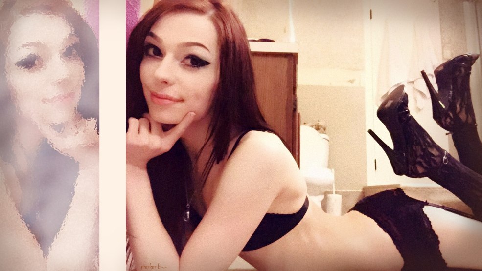 Kitty Lynn avec un homme