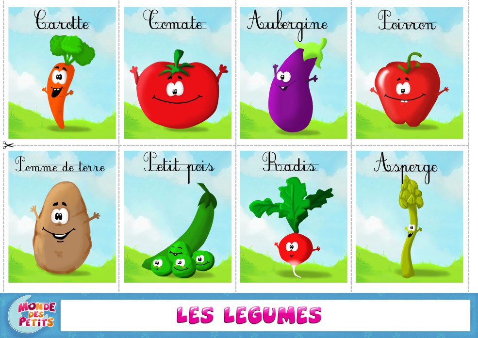 Légumes en français
