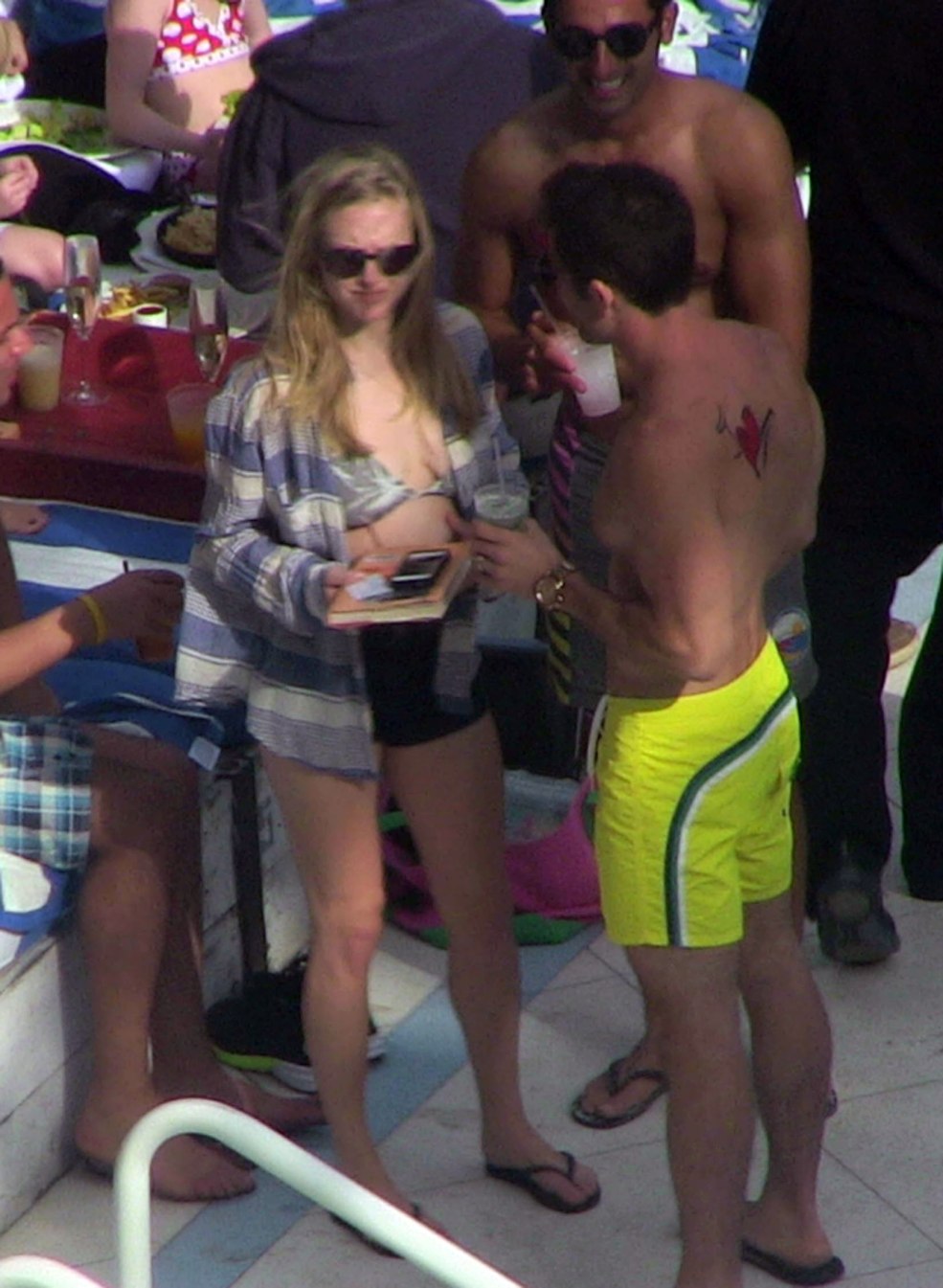 Amanda Seyfrid sur le bateau 18