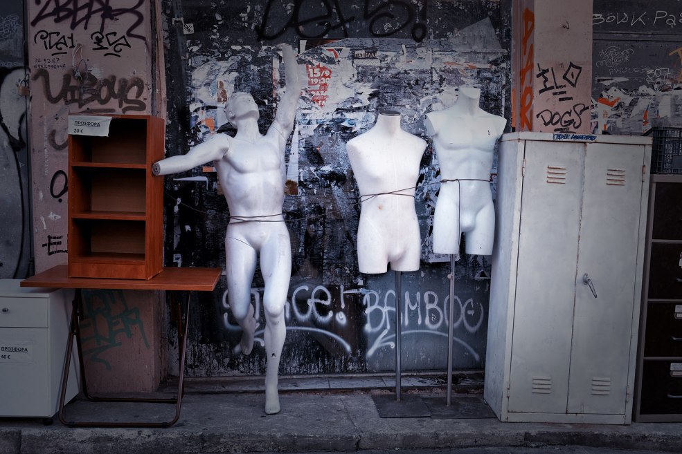 Fond d'écran sur le mannequin de bureau