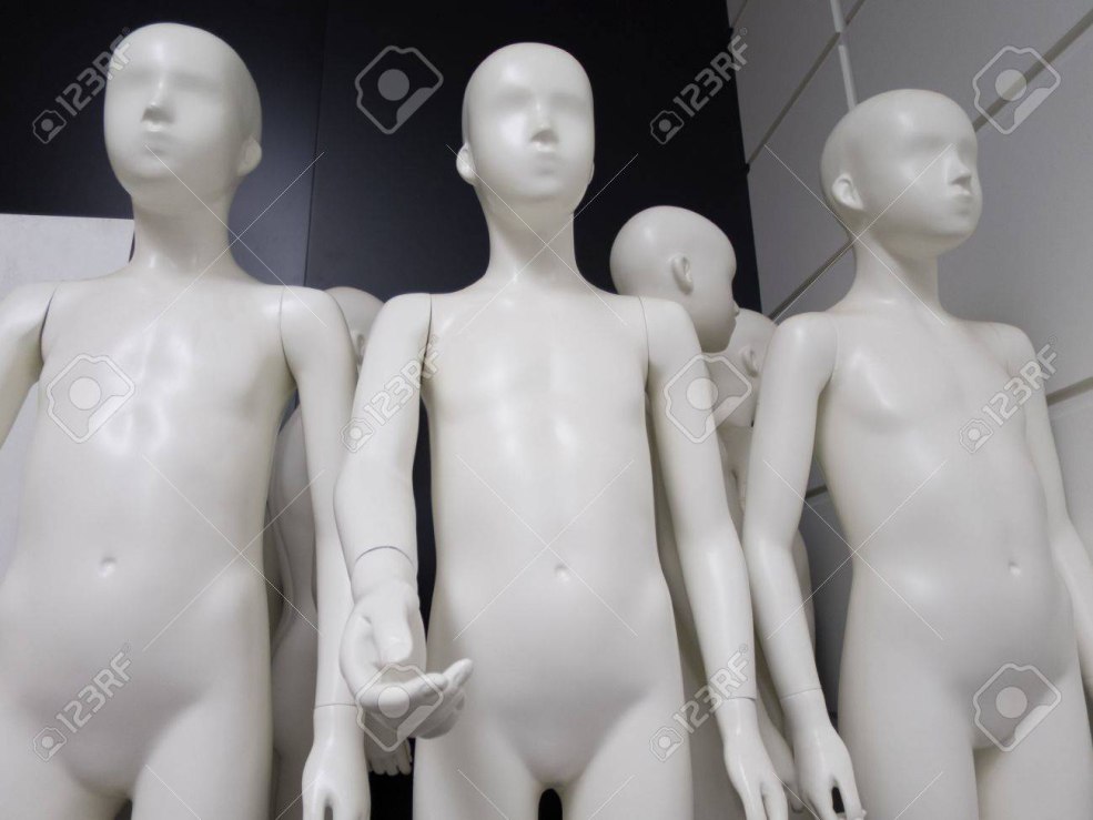 Lingerie sur le mannequin