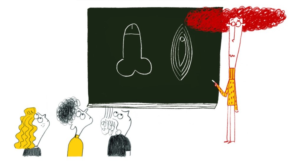 Sexe de bureau d'éducation sexuelle