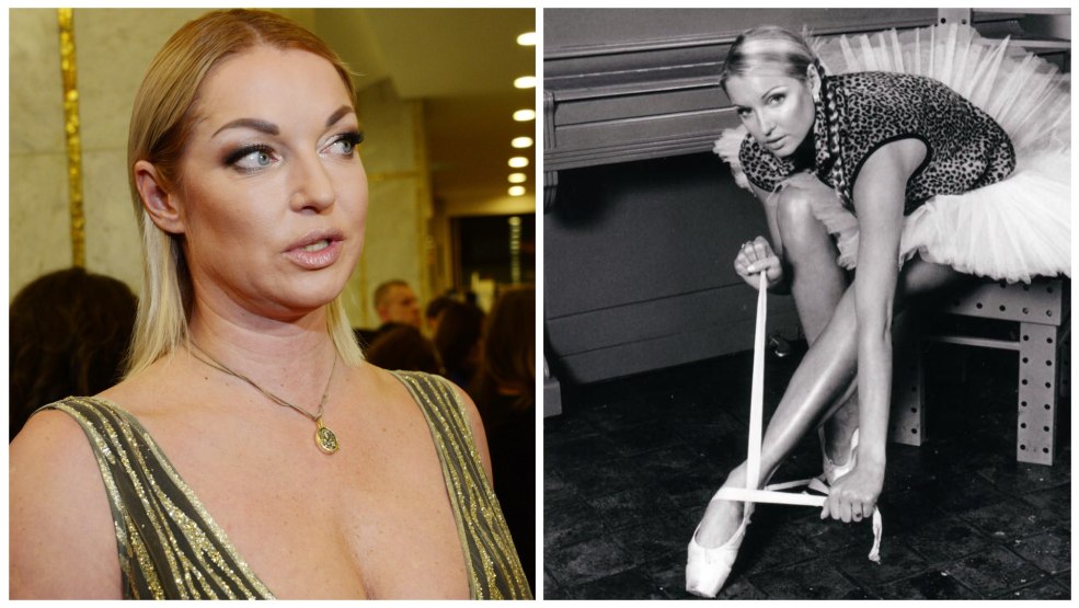 Anastasia Volochkova en sous-vêtements