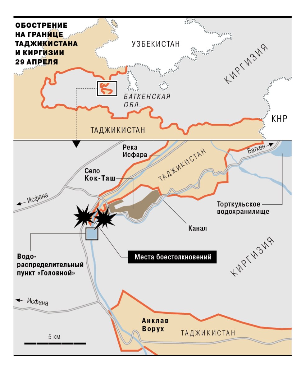 Carte d'Asie centrale et du Kazakhstan