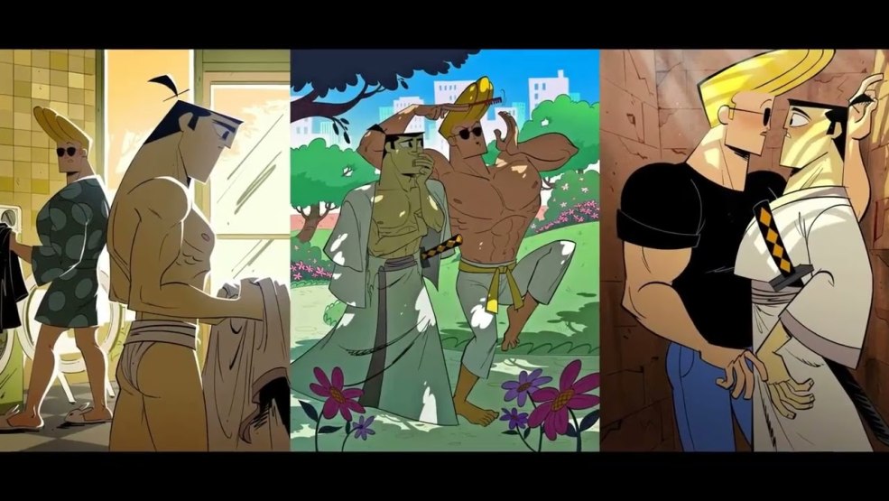 Le début du flux animé