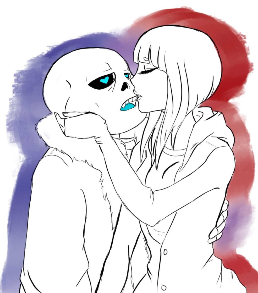 Embrasse Sansa et Frisk