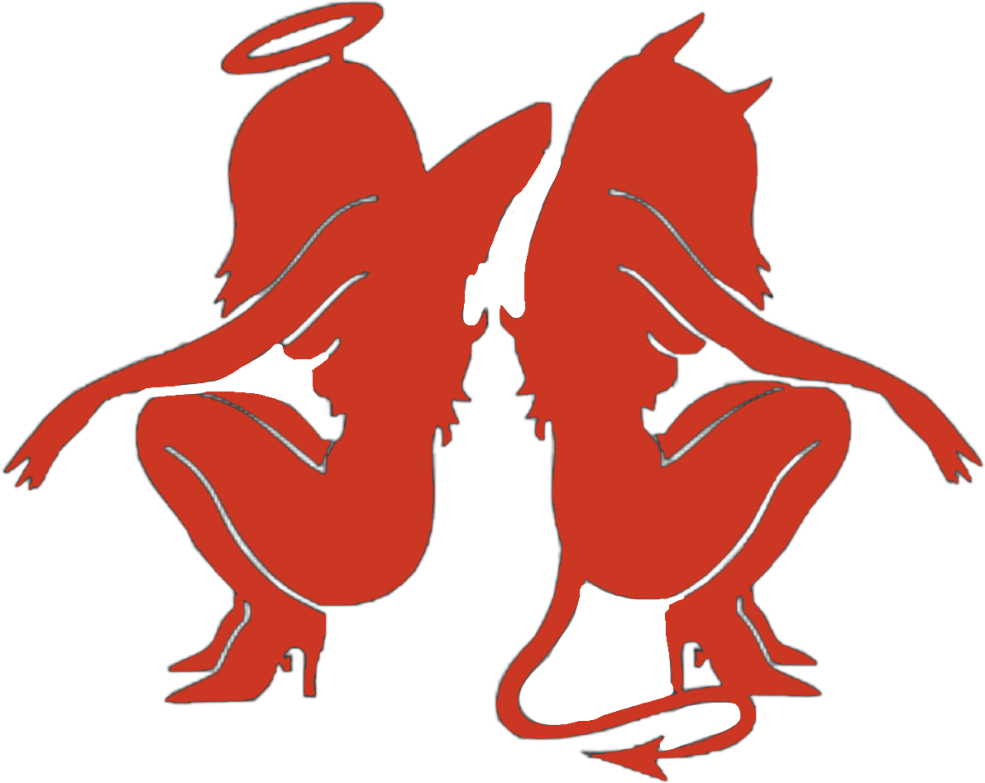 Le gars tient la fille par la poitrine noire