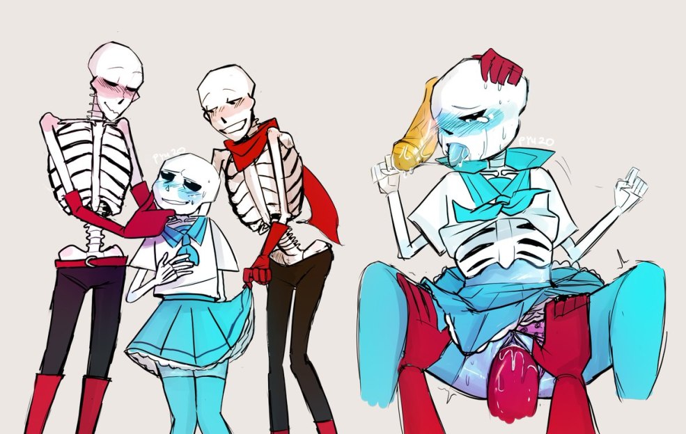 Fontzest Sans et Papyrus Punishing Sansa