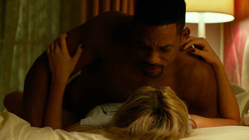 Scènes de lit Margot Robbie et Will Smith