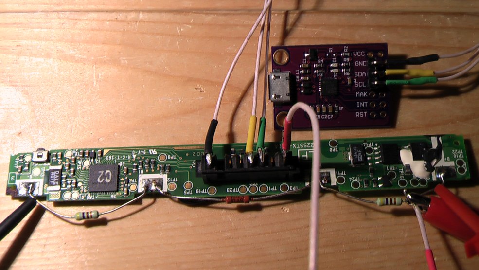 74LS05 Programme pour la batterie