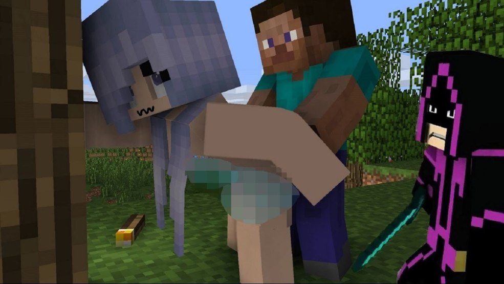 Résidents nus à Minecraft