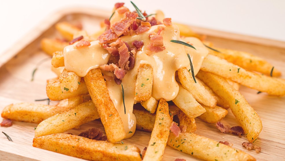 Pommes de terre gratuites avec garniture