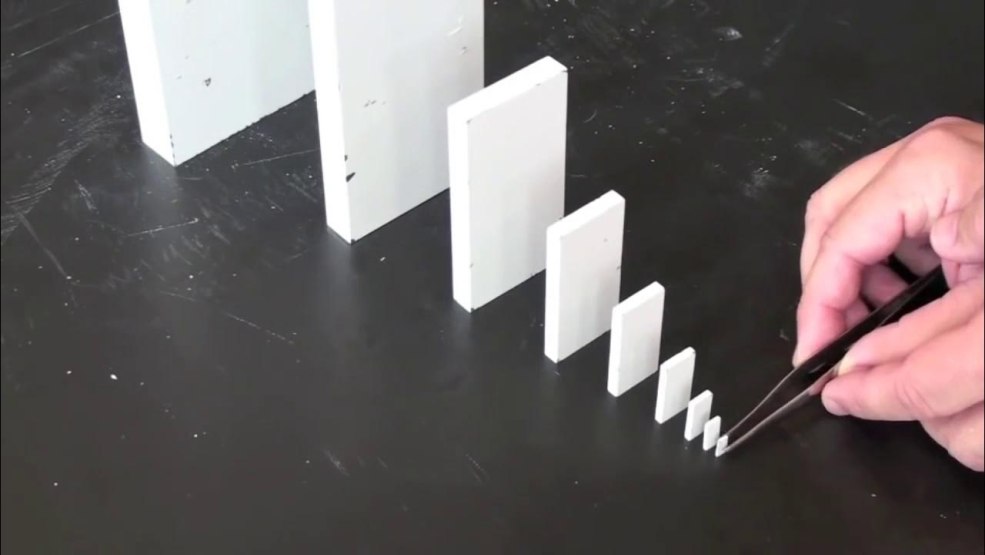 Réaction en chaîne d'effet de Domino