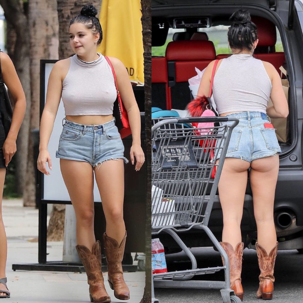 Filles en short translucide