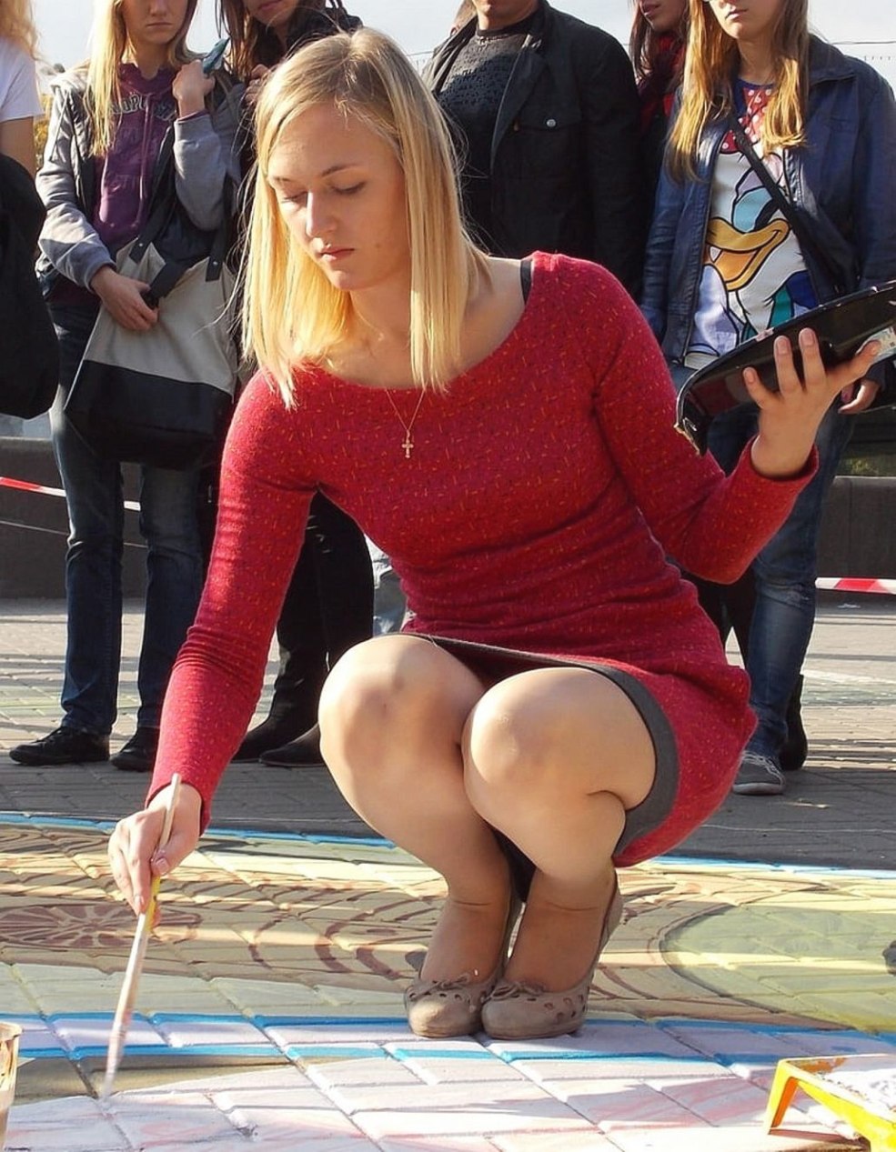 Jupe à carreaux