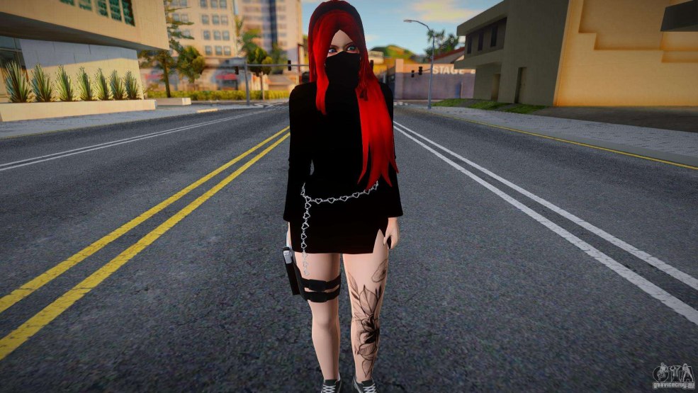 La peau de GTA Girl