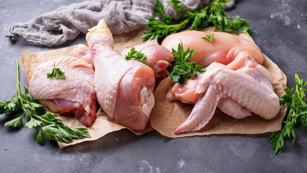 Viande de poulet réfrigérée