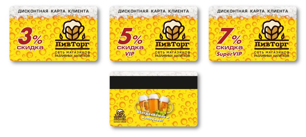 Cartes de réduction des magasins