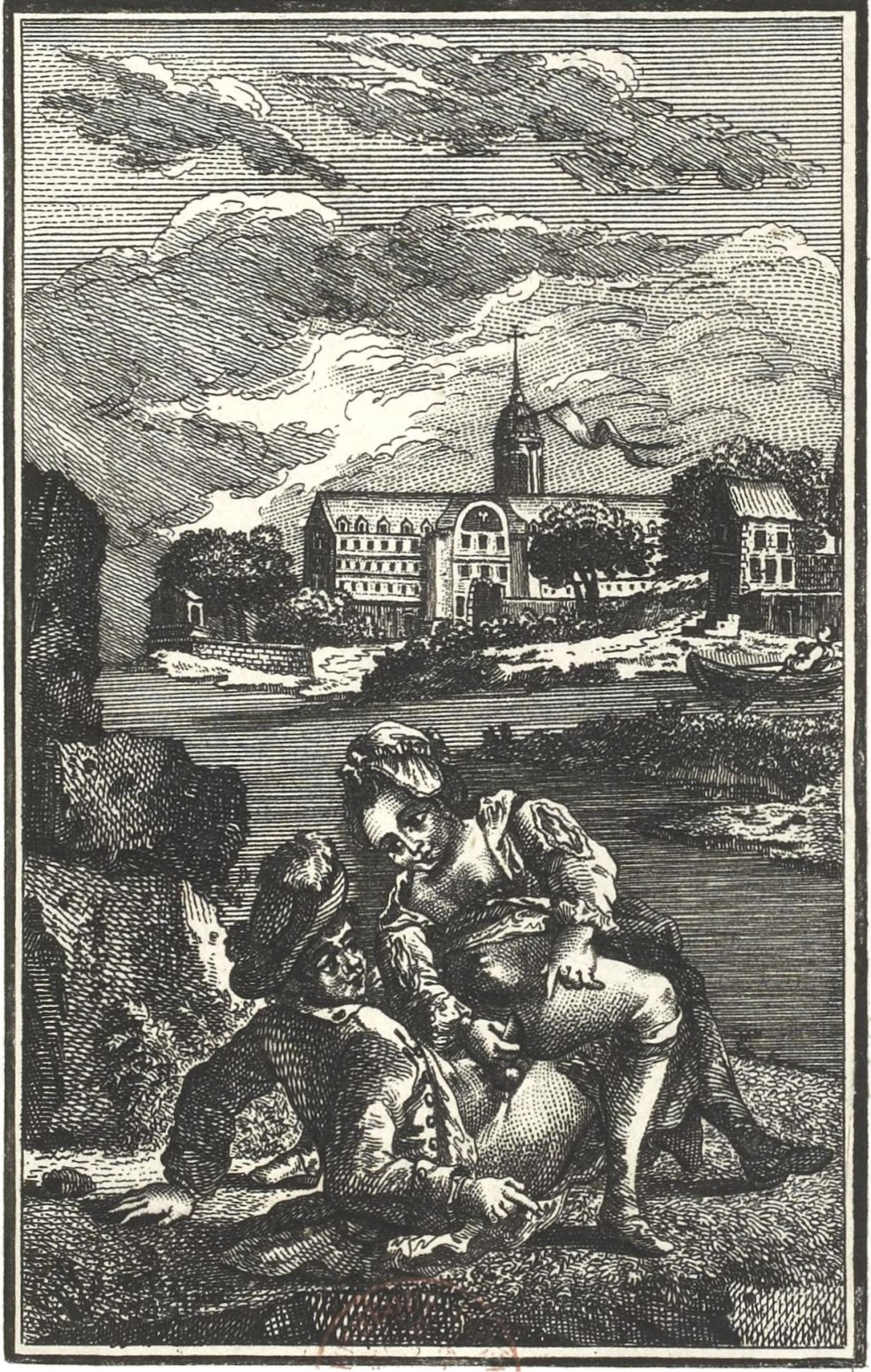 Dessins blancs noirs de l'inceste