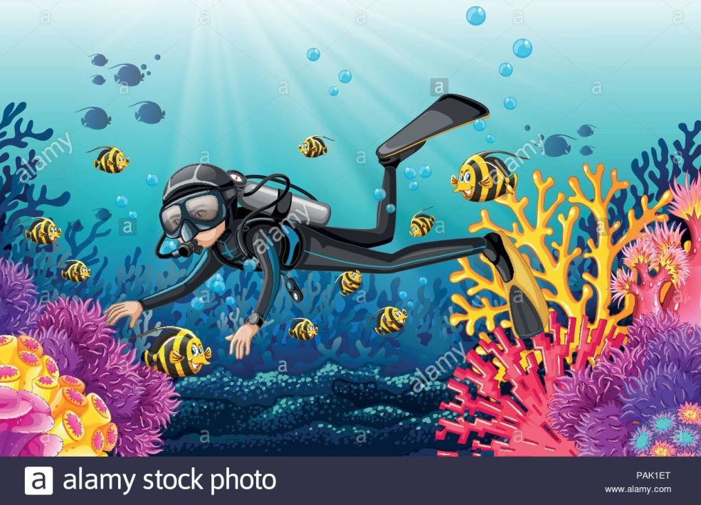 Nager nue dans la piscine