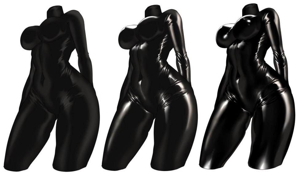 Référence de vêtements en latex