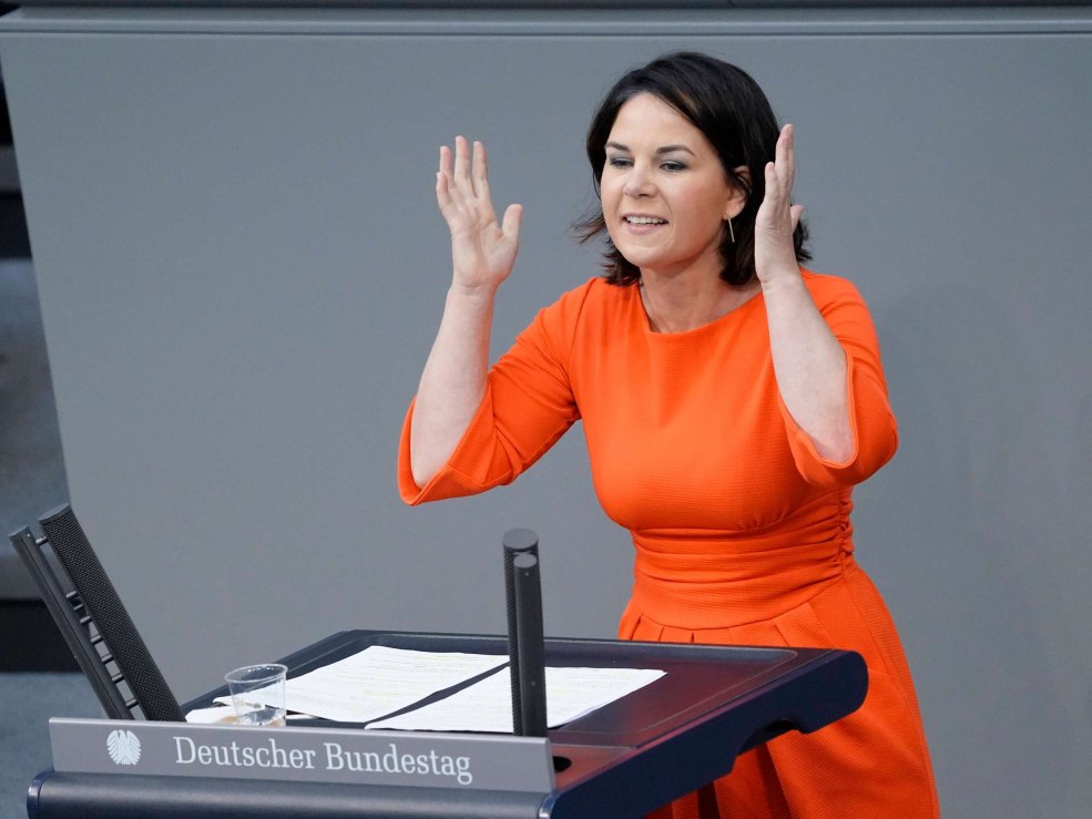 La ministre allemande des Affaires étrangères Annalena Berbok