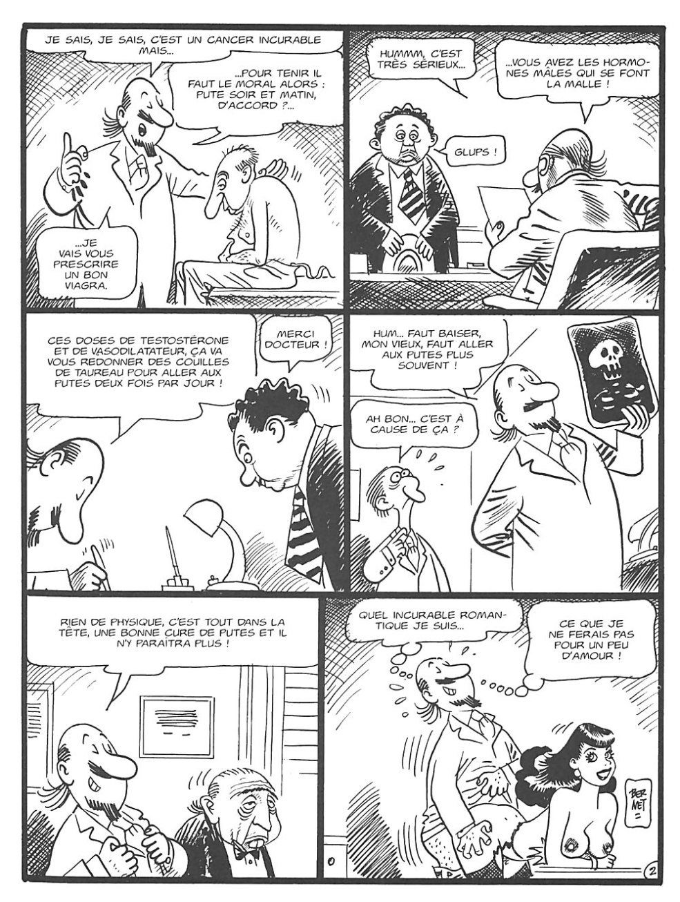 Une femme séduit un homme