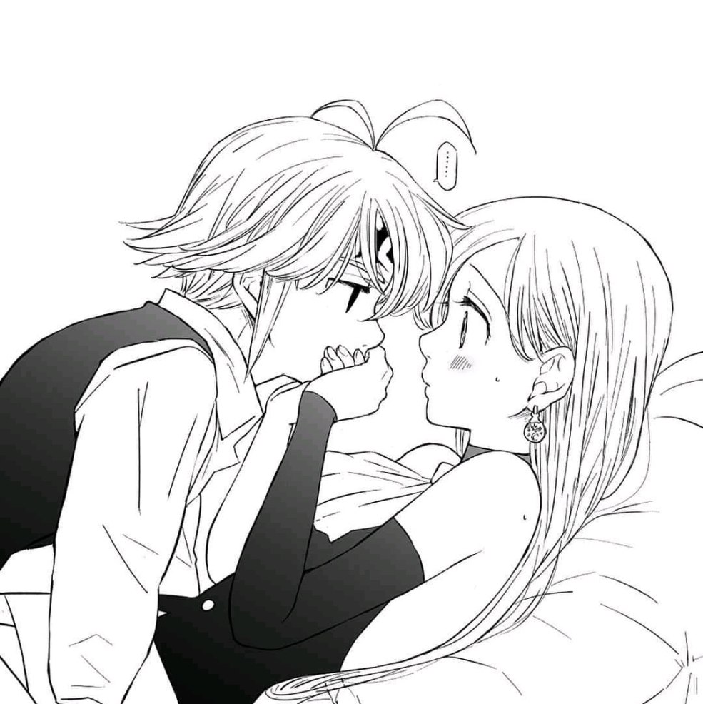 Sept mortels péchés Meliodas et Elizabeth +18