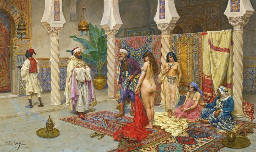 Basin Jean-Leon Jerome dans le harem