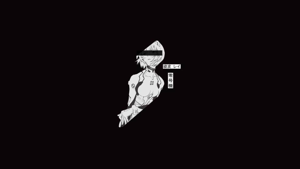 Fond d'écran au téléphone du minimalisme anime