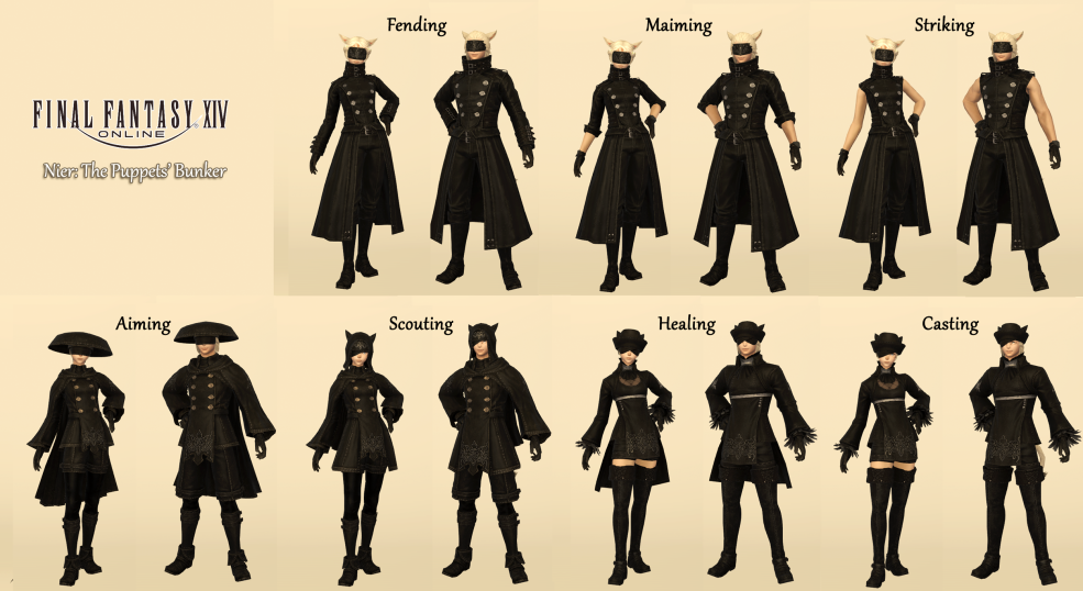 Équipement ffxiv nier