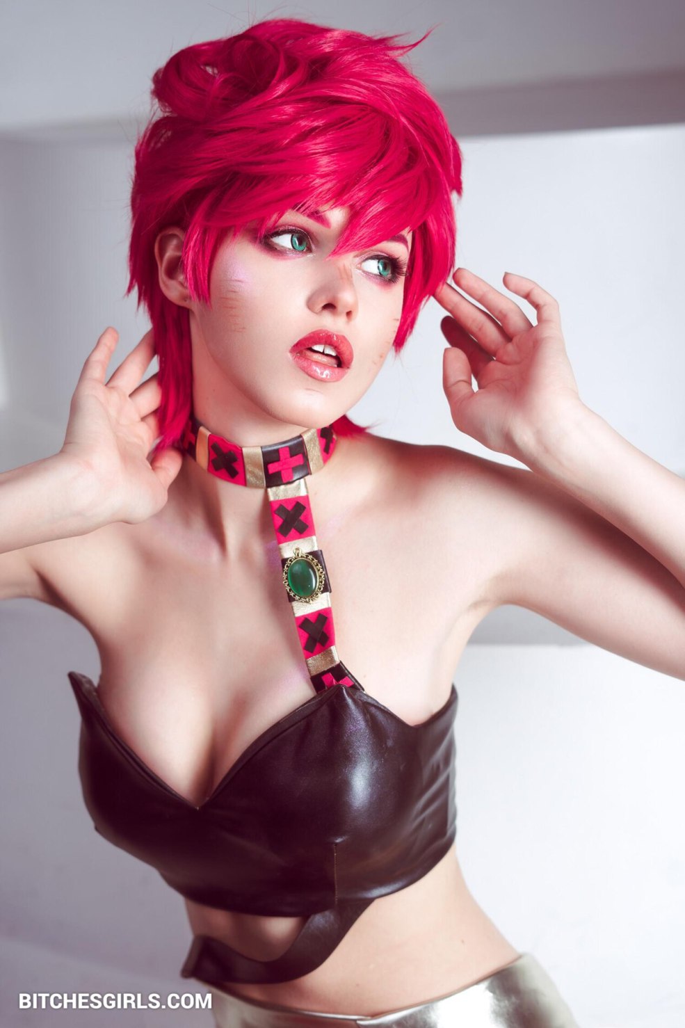 Fétisan de latex sexy en spandex