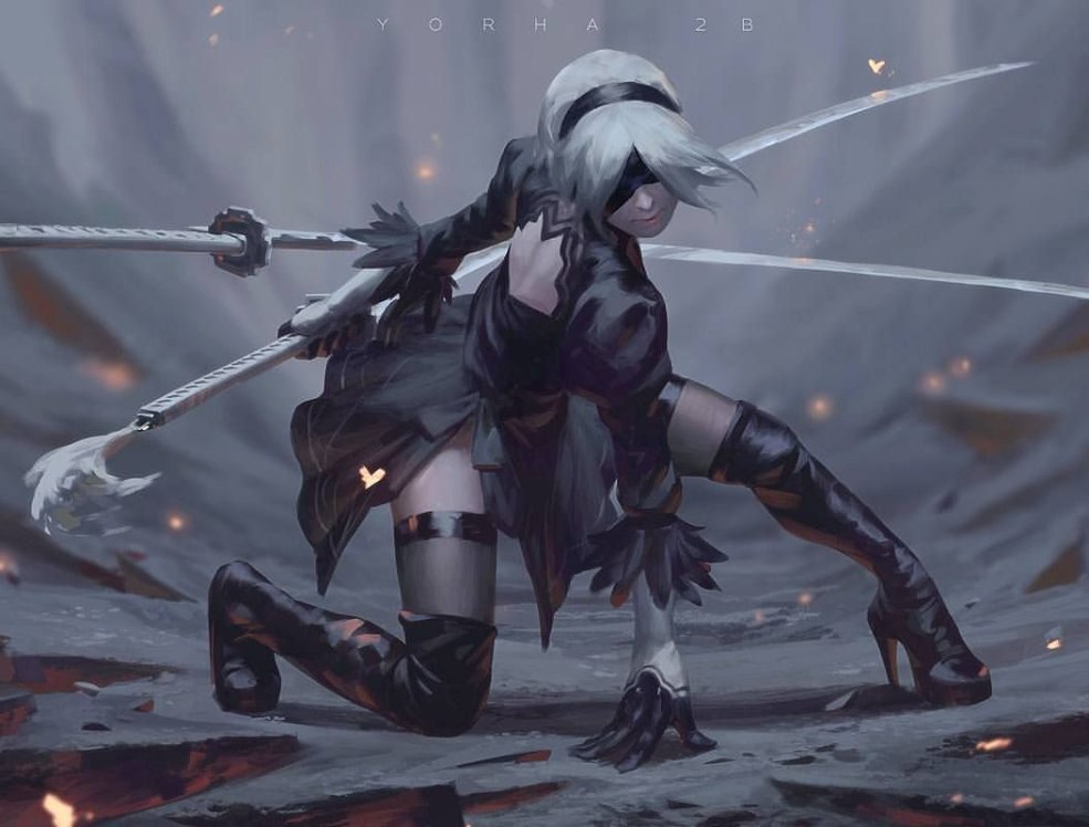 Nier Automata Art 4K