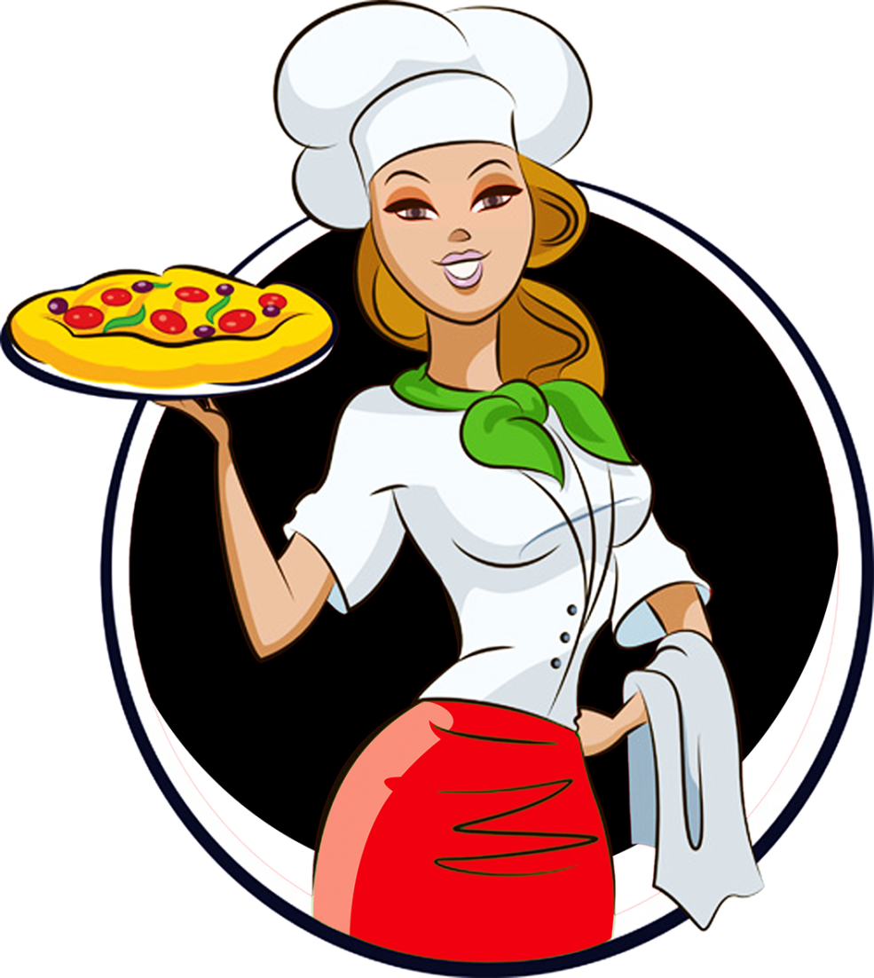 Illustration de cuisine de femme