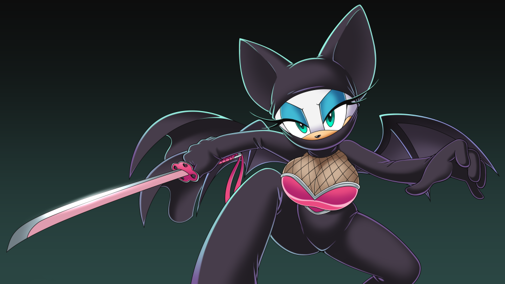 Bat Mouse Ninja Rouge