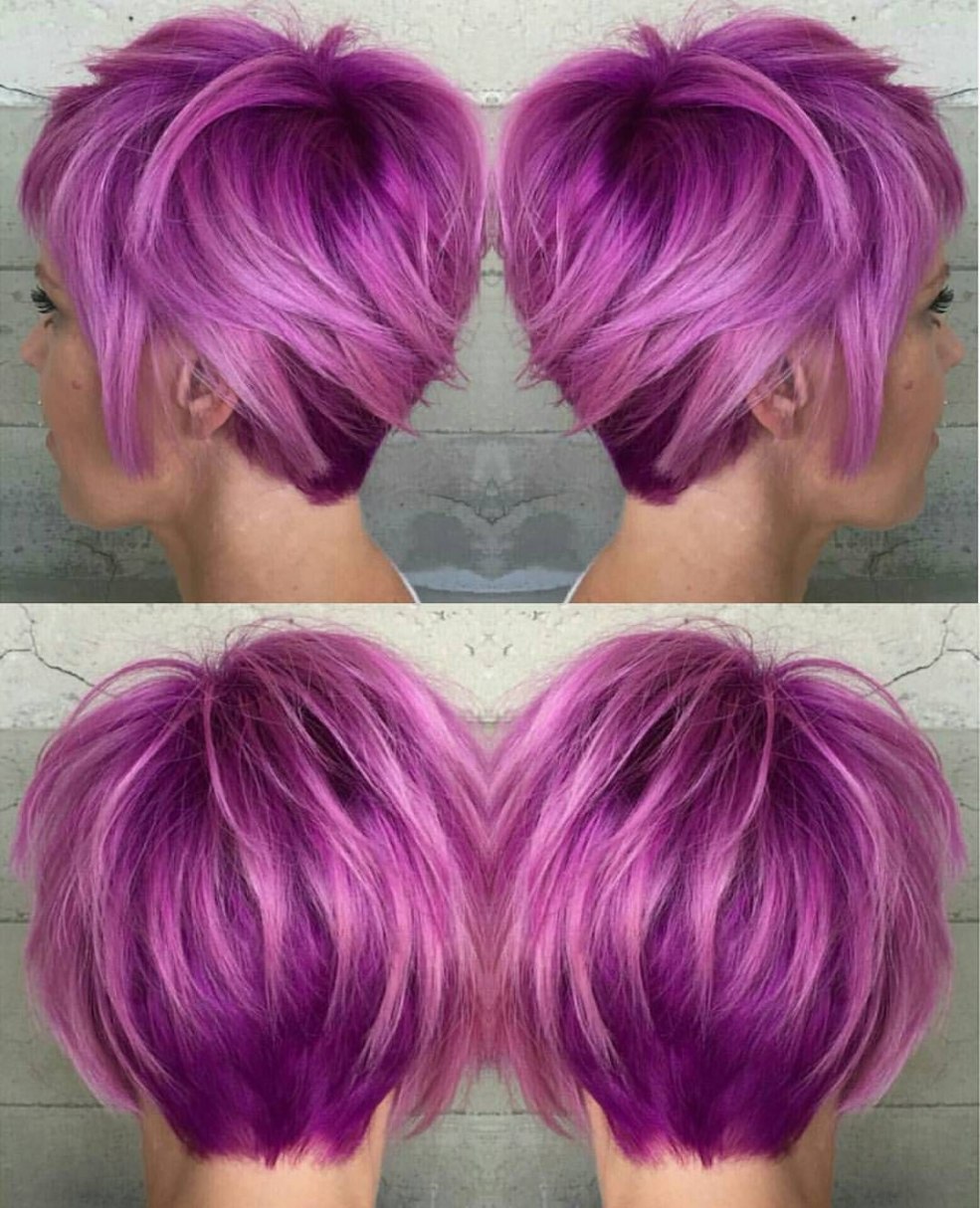 Coupes de cheveux courte nuque avec la mise en évidence