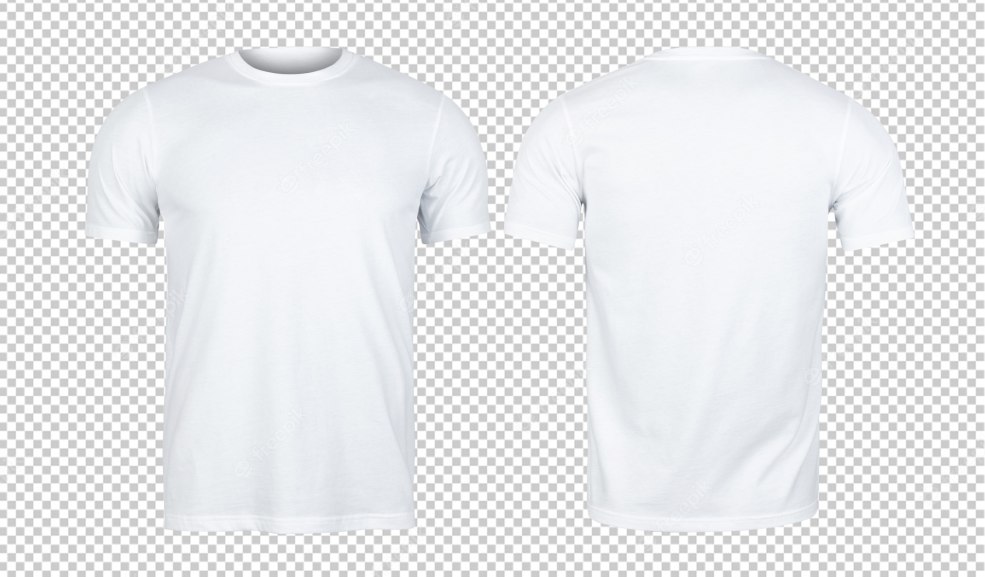 Mokap White T -shirt à l'avant